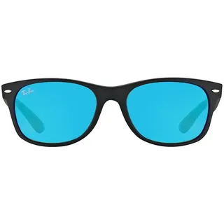 Ray Ban New Wayfarer Flash RB2132 622/17 55-18 black/blue flash