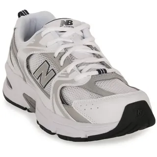 White/Natural Indigo/Silver Metallic 40