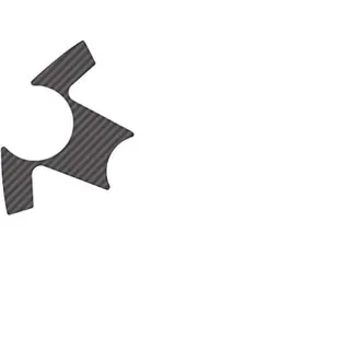 Puig 6238C Gabelbrücken-Schutzaufkleber mit Carbon-Optik, widerstandsfähig gegen Stöße, Kratzer und UV-Strahlung, Carbon