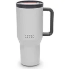 Audi Thermobecher Strohhalm hellgrau 3292500200