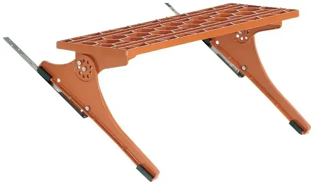 Heuel Langrost TopStep 80x25cm anthrazit, für Ton-/Betonpfanne, Biber