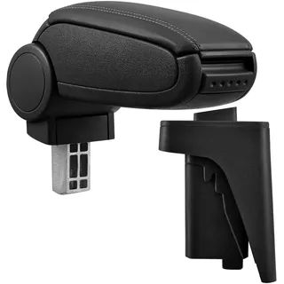 Mittelarmlehne Audi A3 8P mit Staufach Kunstleder Schwarz pro.tec