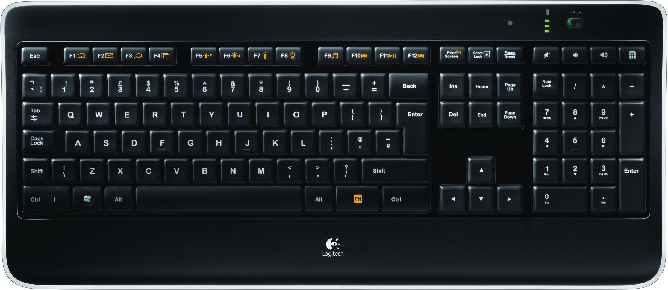 Bild K800 Wireless Illuminated Keyboard DE
