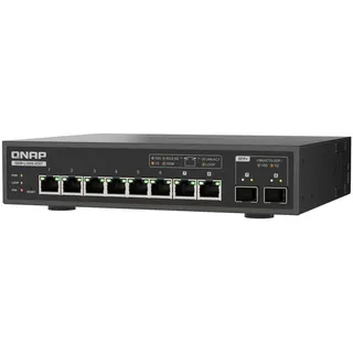 QNAP QSW-L3208-2C6T 6 ports 10GbE RJ45, 2ports 10G SFP+/ NBASE-T Combo Switch