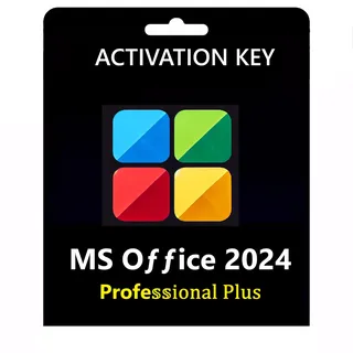 MS Oƒƒice 2024 Professional Plus Key | VOLLVERSION/DAUERLIZENZ/KEIN ABO/Keine CD/KEIN USB | Nur für Windows