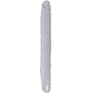 Doppeldildo „Double Dildo“ im Kristall-Look, transparent