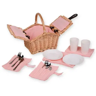 UNUS GARDEN Picknickkorb Picknickkorb Kinder rosa