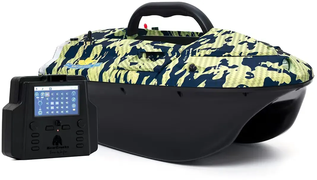 BearCreeks iPilot40 GPS-Autopilot Futterboot: Präzises Karpfenangeln mit fortschrittlichen Sonaroptionen - Kein Fischfinder
