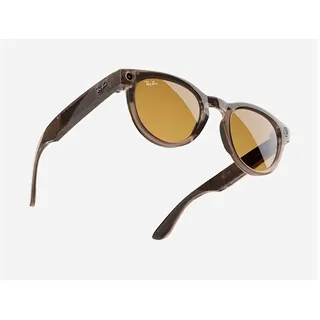 Ray-ban Meta Skyler Sonnenbrille - Shiny Warn Stone - Saffron Yellow - 50