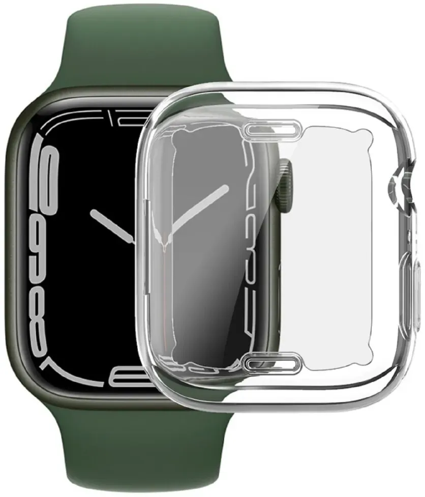 Schutzhülle für Apple Watch Series 10 42mm Smartwatch Schutz Hülle Case Cover Tasche Transparent Uhr Bumper ANTI-SHOCK/ ANTI-STOß #1