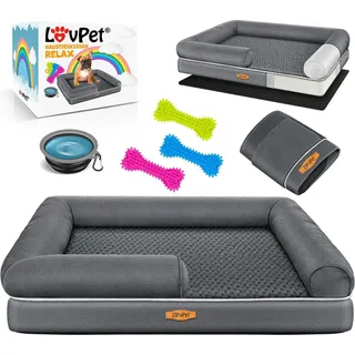 Lovpet Hundekissen Relax 100 x 100 cm grau
