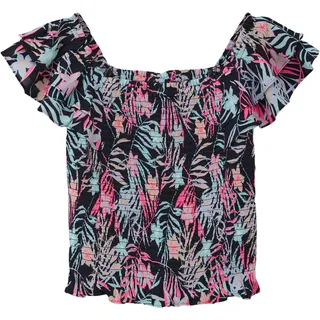 s.Oliver - Bluse mit Volantärmeln, Mädchen, blau|mehrfarbig, S