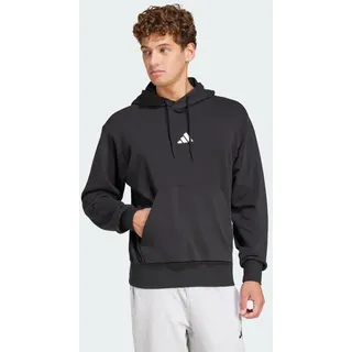 Adidas Essentials Feelcozy French Terry Kapuzenpullover Black / White 2XL