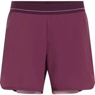 ENERGETICS Damen Shorts Isolda II W, Größe M in RED WINE/LILAC DARK RED WINE/LILAC DARK