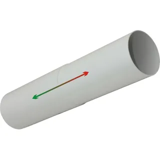 Marley Teleskop-Lüftungskanal 2-teilig DN 100
