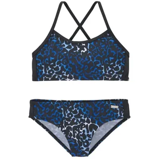 Buffalo Bustier-Bikini mit Druck und Uniparts Blau 158/164