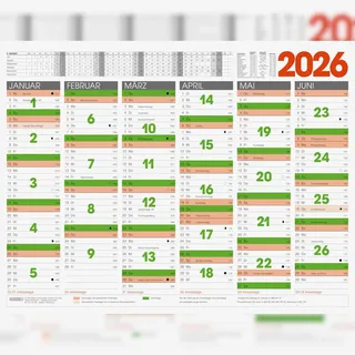 Brunnen Tafelkalender XL