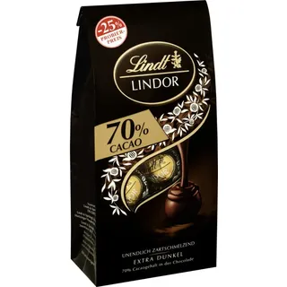 Lindt Lindor Extra Dunkel 70% 10ST 136G