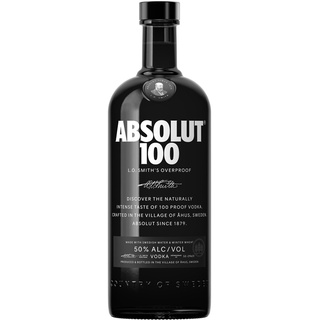 Absolut 100 50% vol 1,0 l