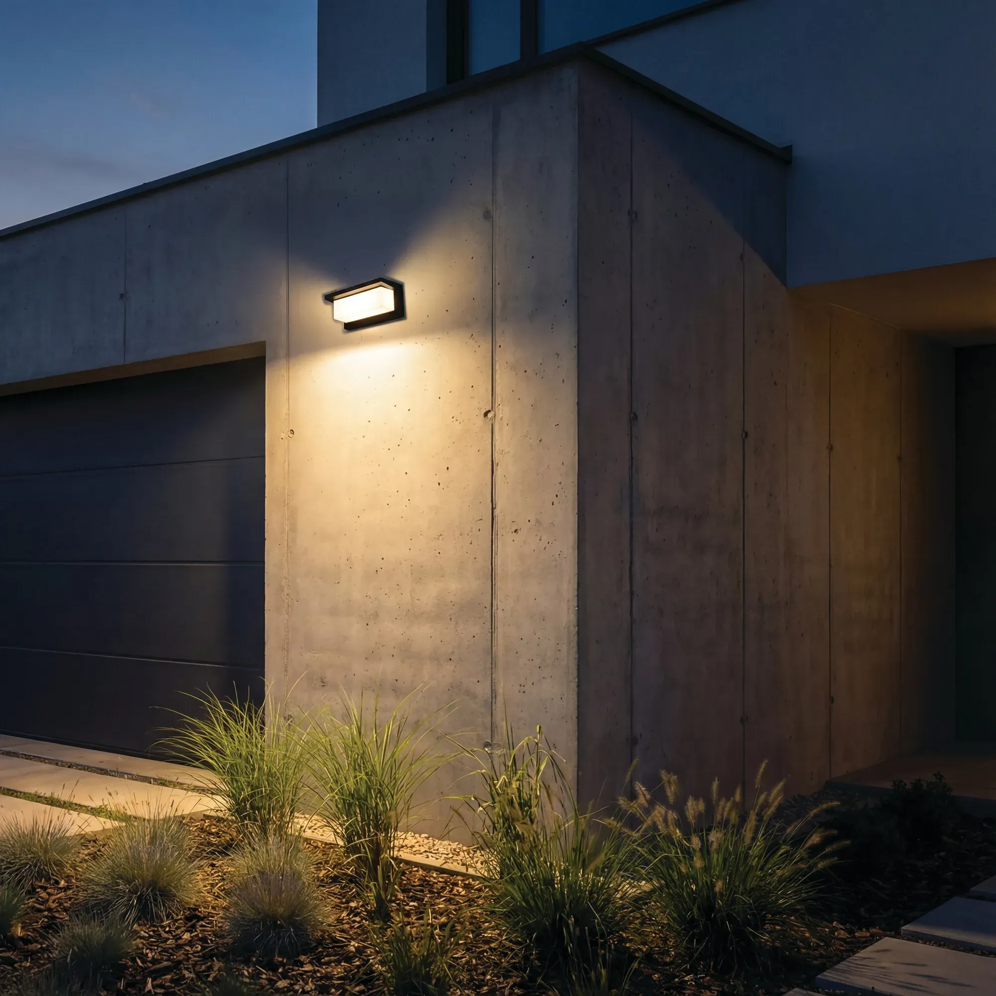 Kanlux LED Außen Wandleuchte LERTO E27 15W IP54 schwarz - ohne Leuchtmittel