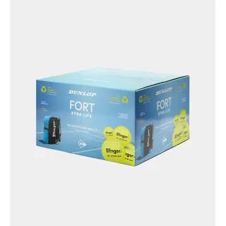 Dunlop Fort Xtra Life Tennisbälle Box - 72 Kugeln