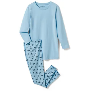 Tchibo - Kinder-Pyjama - Dunkelblau - Kinder - Gr.: 134/140 - blau - 134/140