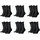 Sportsocken Regular Crew Socken Sport 18-Pack schwarz 2 0 43-46