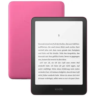Kindle Kindle Paperwhite mit Spezialangeboten 12. Generation 2024 7-Zoll E-Book (7", Kindle OS, Wasserfest (IPX8) Dünner Rahmen Augenschonend) rosa