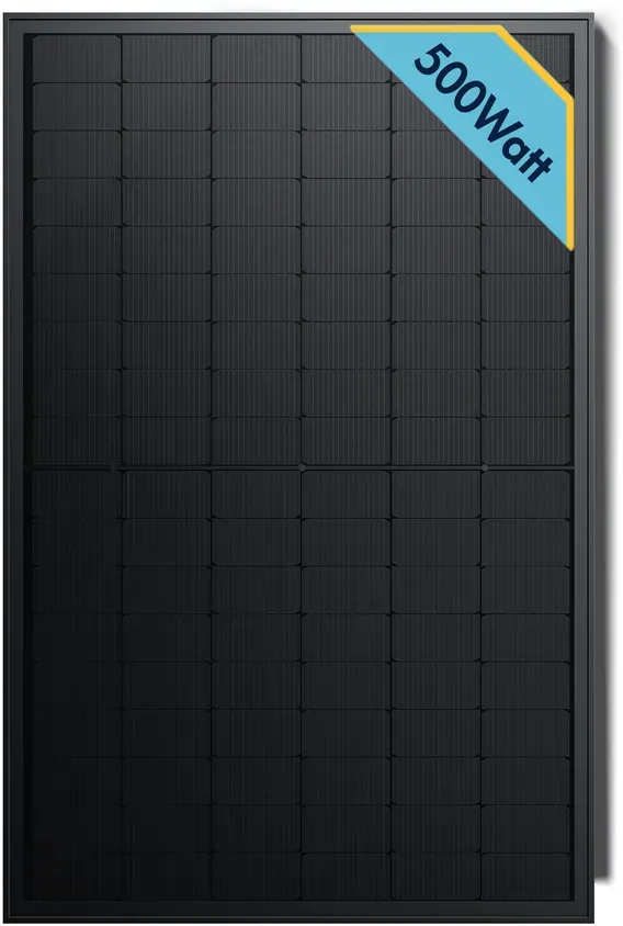 Sunpro 500W Solarpanel Glas-Glas Module für Balkonkraftwerk Topcon Bifazial Full Black - 2000Wp ‚Äì 4 Module