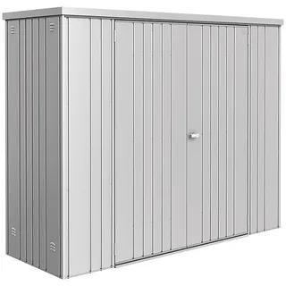 2,27 x 0,83 x 1,83 m silber-metallic