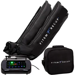 Fitem Recovery Boots - 4 Kammern, 6 Modi - Bein- & Fußmassage - Lymphdrainage - Schwere Beine - Wassereinlagerungen - Lipödem - Cellulite - Sport-Regeneration - 2 Jahre Garantie