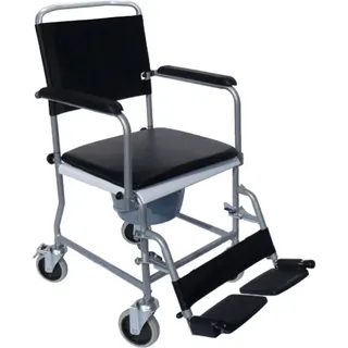 Trendmobil Toilettenstuhl TSF fahrbar silberfarben