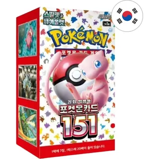 Nintendo Scarlet & Violet 151 Booster Box Display (KOR)
