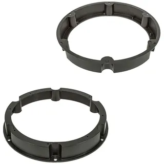 tomzz Audio 2857-025 Lautsprecherringe Adapter Halterungen kompatibel mit VW Transporter T5 T6 Tür vorn für 200mm Lautsprecher