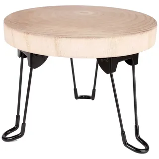 Mojawo Blumenhocker Blumentopfständer Beistelltisch Holz Klappfüßen Ø23cm