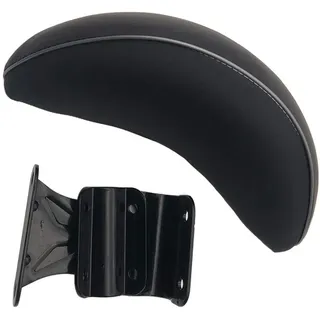 B Baosity Universal Motorrad Rückenlehne Schwarz Sissybar aus PU-Leder
