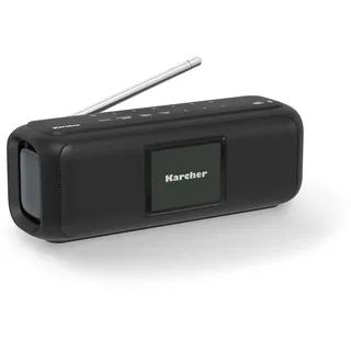 Karcher DAB Go DAB+ UKW Radio Schwarz