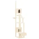 Kratzbaum Deckenhoch 277-303 cm creme