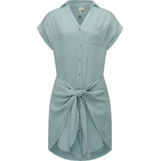 Ragwear Damen Kurzarm Sommerkleid mit Bindeband