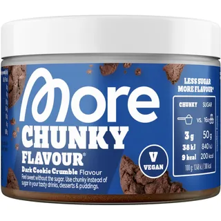MORE Nutrition MORE Chunky Flavour, Dark Cookie Crumble, 170 g, vegan,
