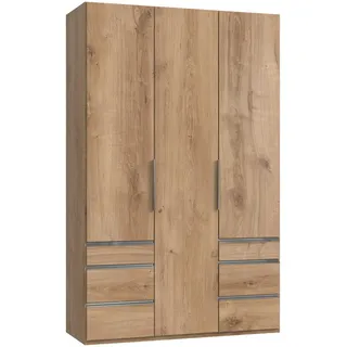 Level 150 x 236 x 58 cm Plankeneiche Nachbildung mit Schubladen