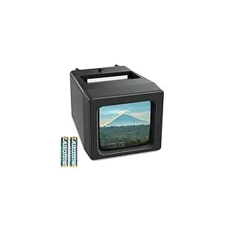 DigitPro 35 mm Dia-Viewer für alte Dias, 2-fache Vergrößerung, Diaprojektor für 35 mm Dias, batteriebetrieben (2 AAA Batterien im Lieferumfang enthalten)