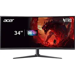 ACER XZ340CURW0 34 Zoll QHD Gaming Monitor 1 ms Reaktionszeit 240 Hz