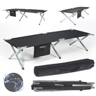 Feldbett Campingbett bis 200 kg In-und Outdoor Camping faltbar, inkl. Tragetasche, 210 x 72 x 45cm