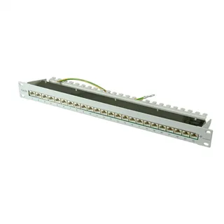 Telegärtner PatchPanel MPP24-HS Cat.6A RAL 7035 100007016