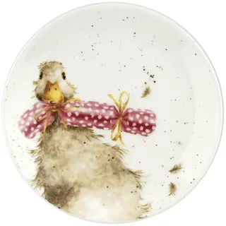 440s Wrendale Designs Porzellan Dessert-Teller Weihnachts-Ente ca. 16,5cm D | WP-WNB3994-XW-E