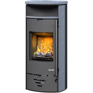 Accente International Kaminofen 'Casablanca 4.0 GTS' grau 7 kW