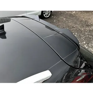 AutoStyle Dachspoiler (Spoilerkappe) kompatibel mit Audi A4 (B9) Avant S-Line/S4 2015-2024 (ABS Schwarz glänzend)