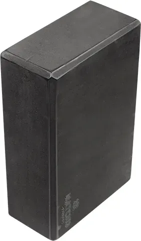 Matchu Sports Yoga Block Schwarz - Schwarz - 14 cm - 7 cm - 23 cm - Robuster Schaum