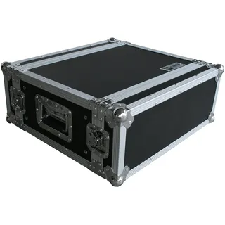 Effektrack 35cm, 4HE Flightcase mit Butterfly Verschluss